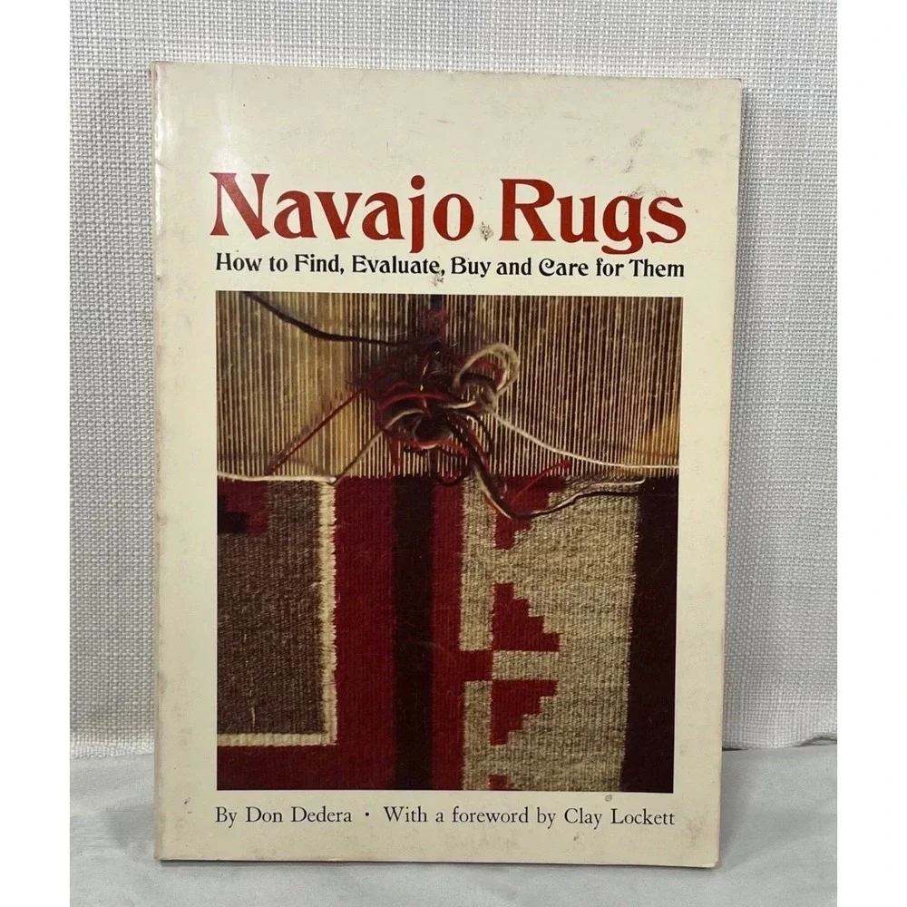 Navajo Rugs Don Dedera 1975 First Edition Northland Press Softcover Book
